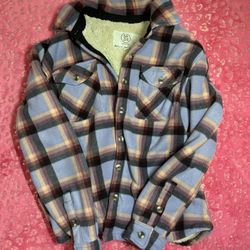 cozy flannel jacket