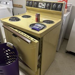 Retro Kelvinator Electric Range Oven And Dish Washer 