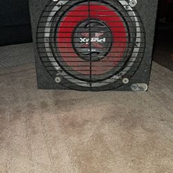 sony xplode subwoofer