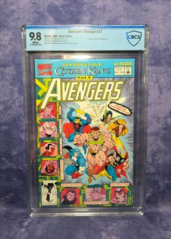 Avengers Annual #21 1992 CBCS 9.8 WP 1st App Of Victor Timely