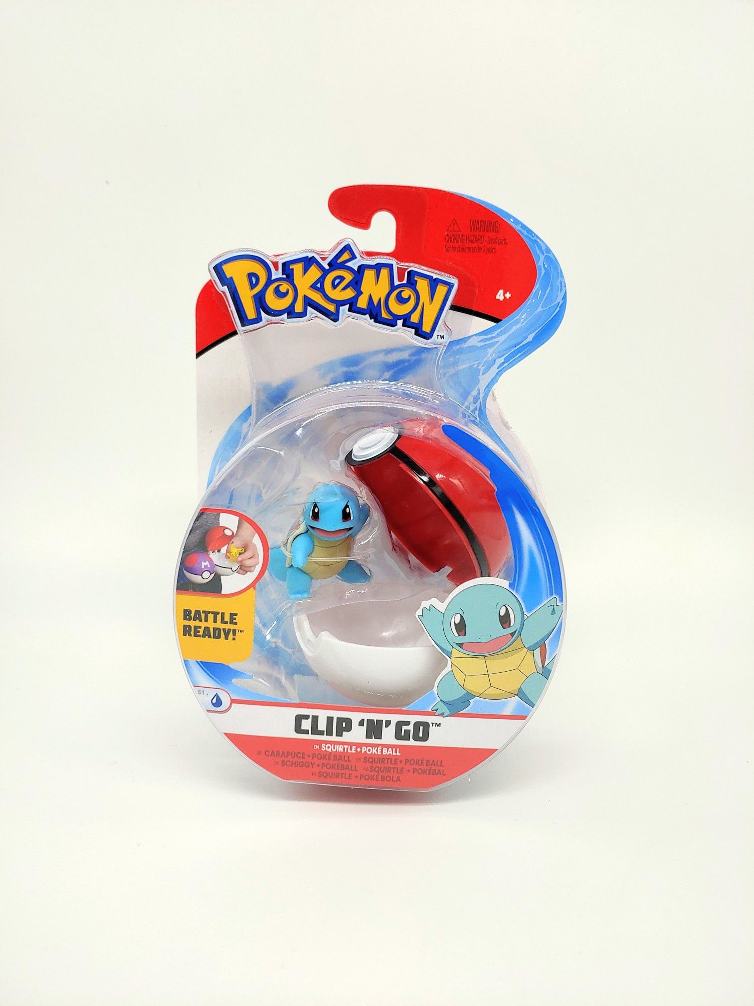 Pokemon Clip N Go Squirtle With Ball