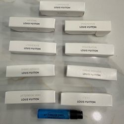 LV fragrance sample viles