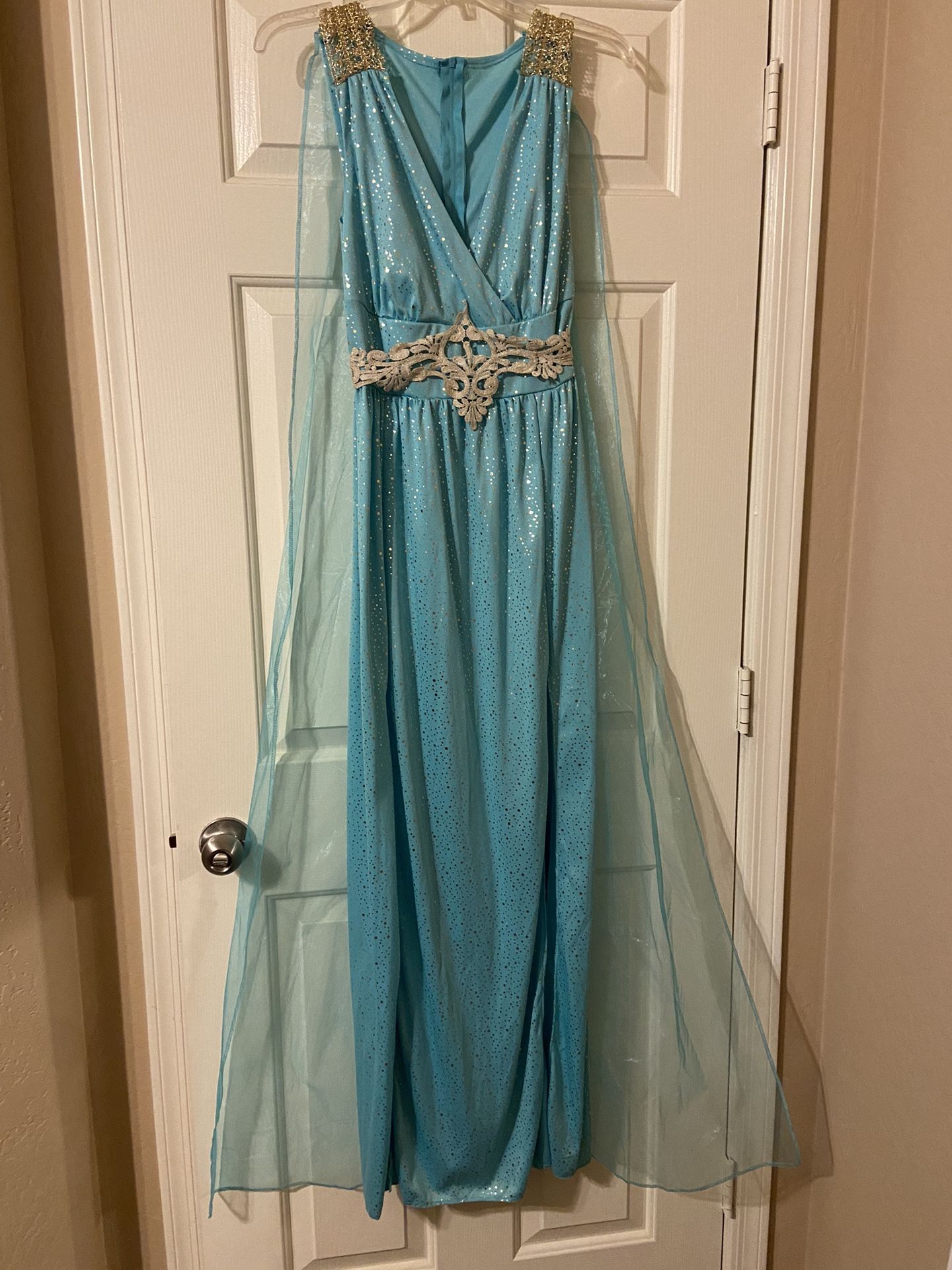 Blue Ice Queen Dress Costume. Size M/L 