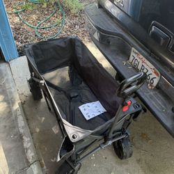 Like New Black Collapsible Wheel Wagon $60