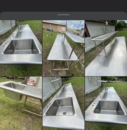 Stainless Steel Comercial Sink 12ft X30 