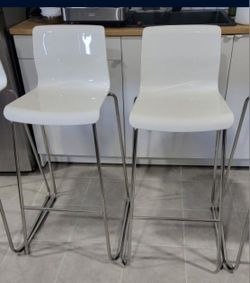 Ikea Glenn 30" White Barstool $50/each