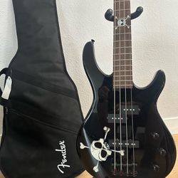 Fender Bass Guitar W/ New Fender Case