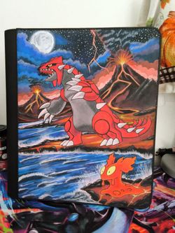 Custom Painted Art Binders