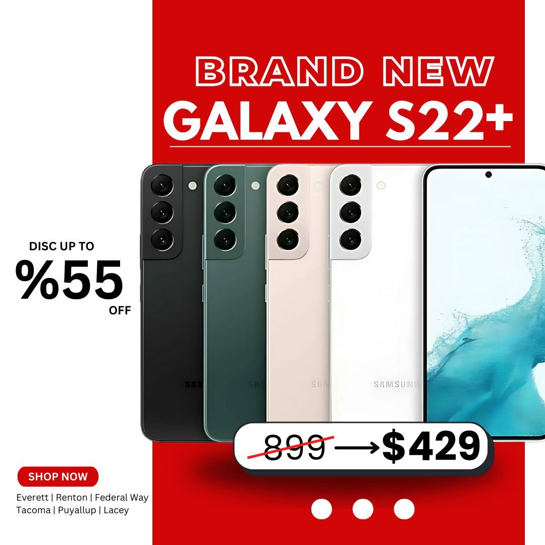 📱 Samsung Galaxy S22 Plus 5G (Desbloqueado, Nuevo) – ¡$379! Ahorra 52% 🔥