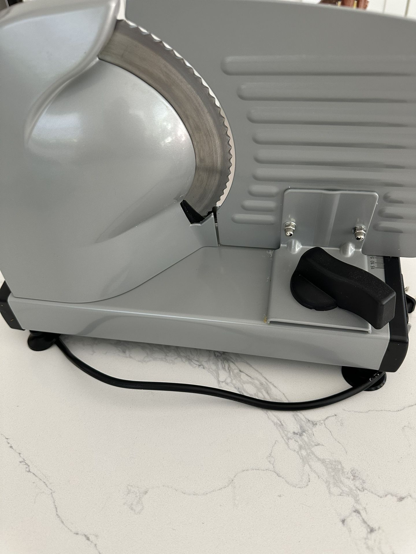 OSTBA Electric Deli Food Slicer – 200W Meat & Cheese Slicer with 7.5’’ Stainless Steel Blade, Adjust