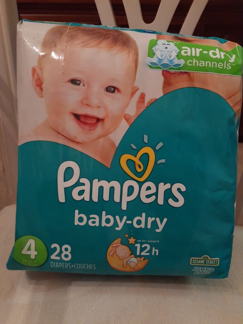 Pampers Diapers-Size 4 1pack