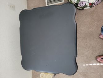 Wood coffee table and two end tables. $40.00 for all three.