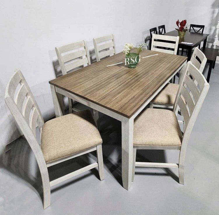 Skempton Dining Room Furniture Set 🌟 Dining Table And 6 Chairs 🌟Extra Discount Code RSG
🔥🔥 Mention OfferUp for this Special Price!!
