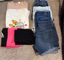 8 pieces girls size 7-8 clothing. Old navy, Justice etc