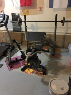 Bench and weight