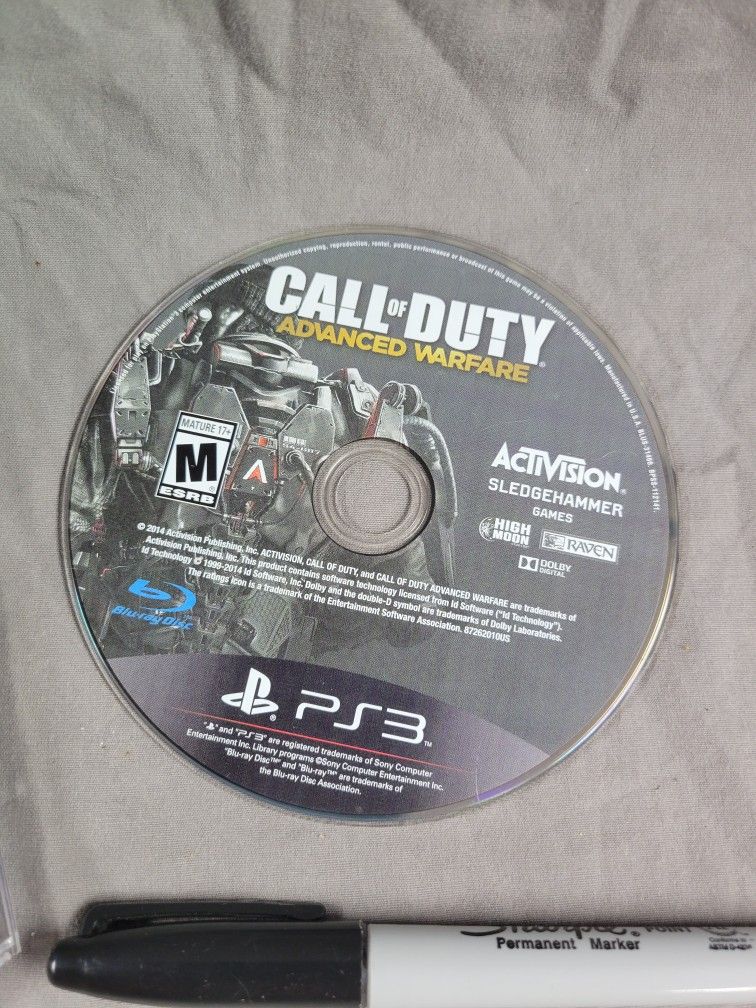 PS3 Call Of Duty Advanced Warfare Game