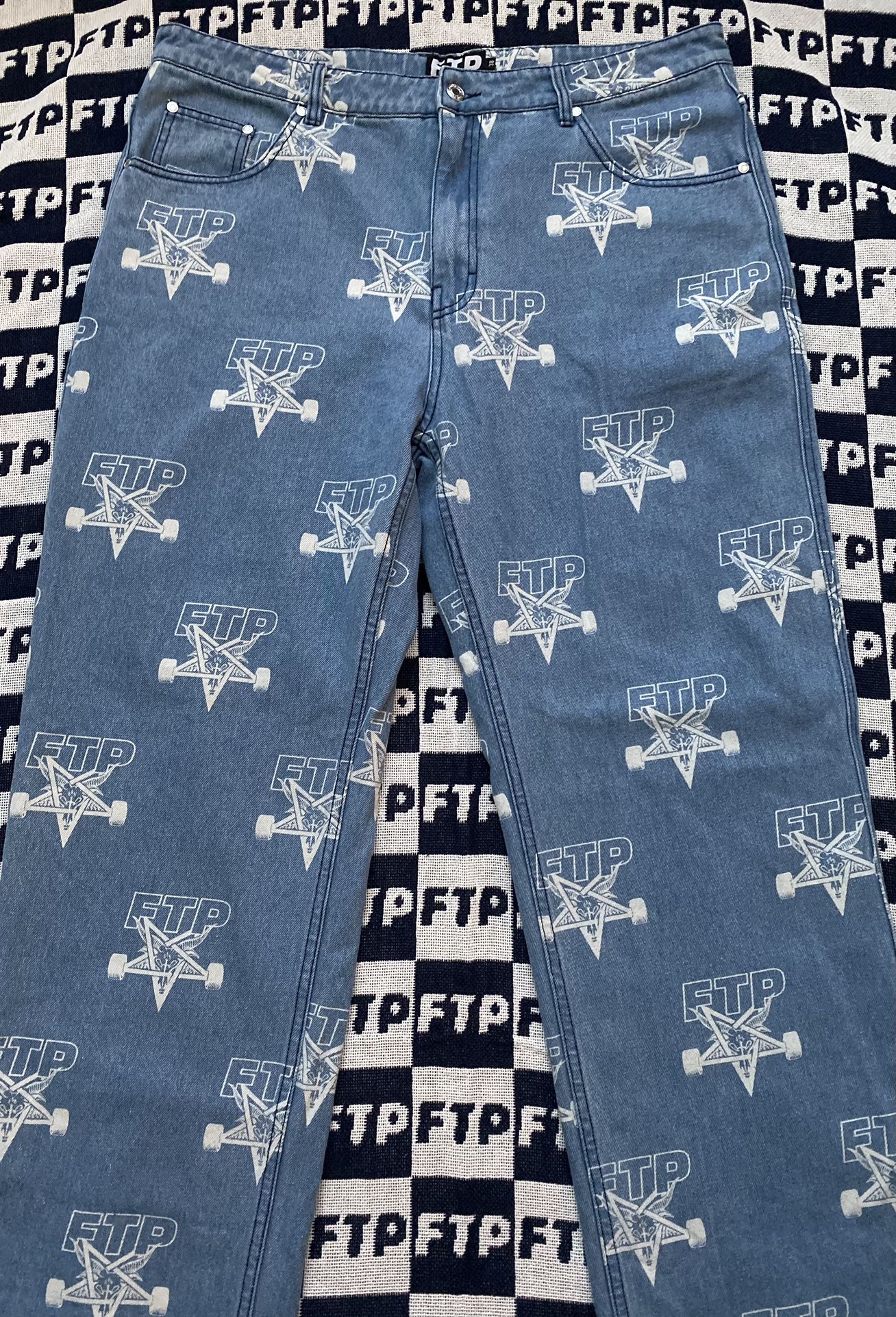 FTP X THRASHER Skategoat Denim Pants