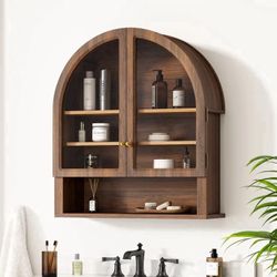 Arched Wall Mounted Bathroom Medicine Cabinet