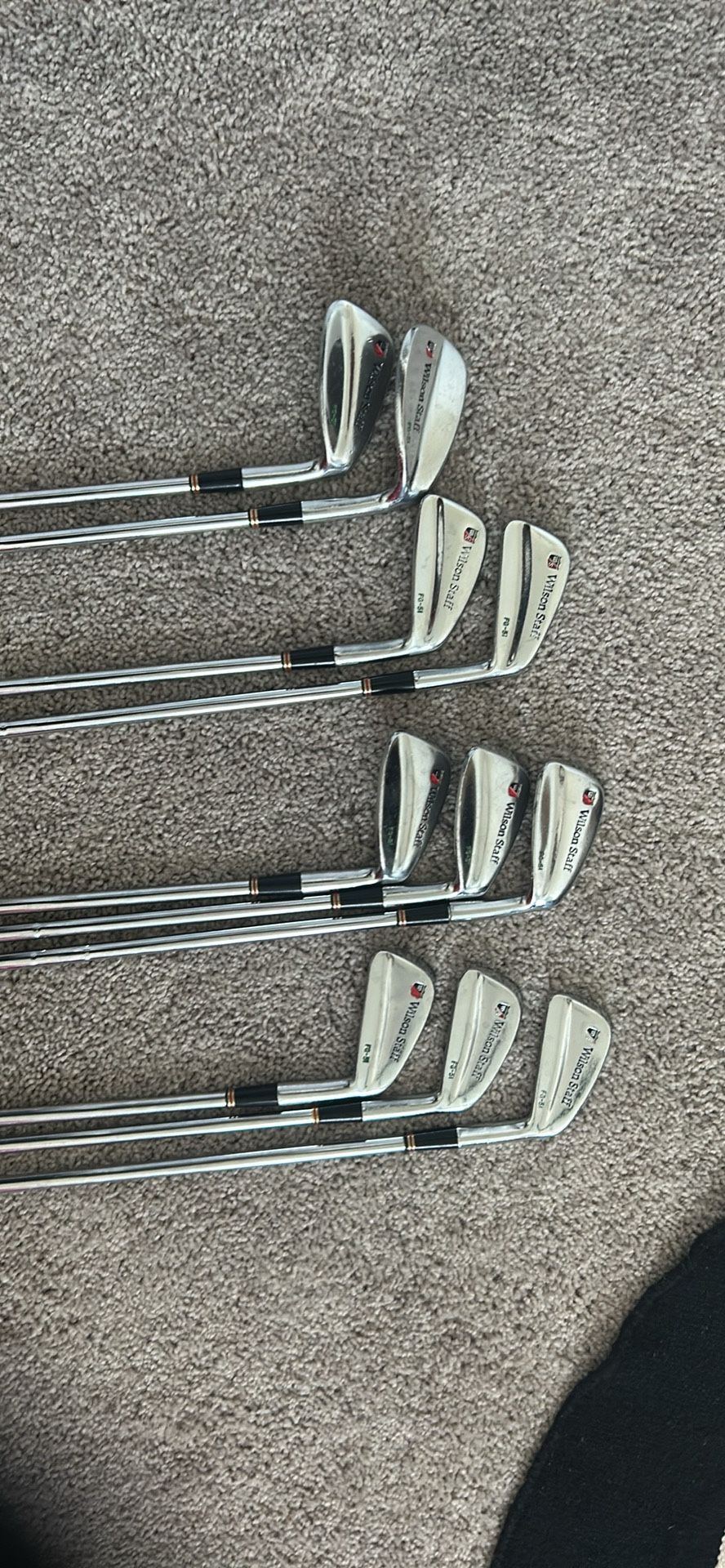 Wilson staff FG-51 golf clubs