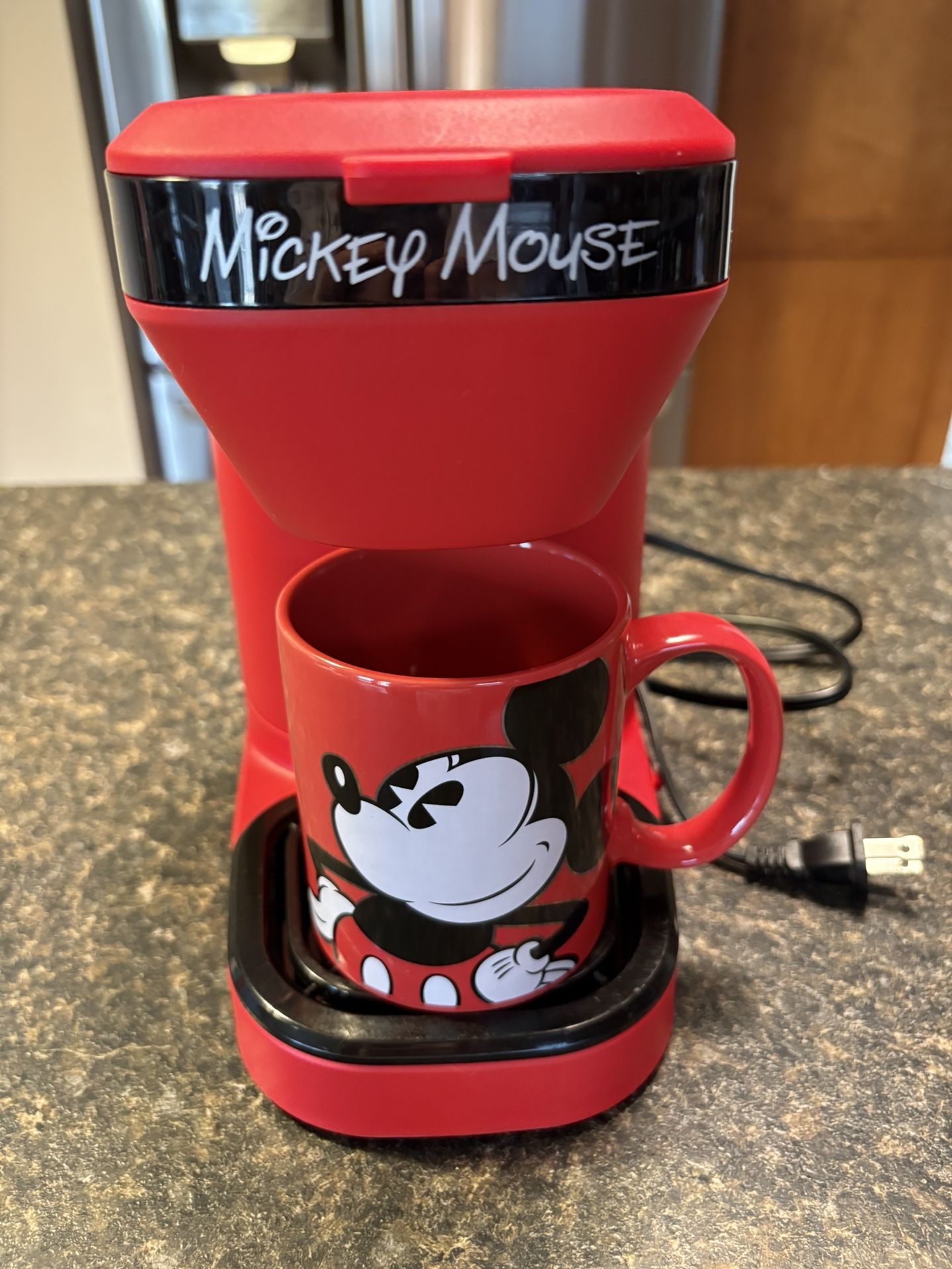 Disney Mickey Mouse 1-Cup Coffee Maker with 12 oz Mug by Select Brands