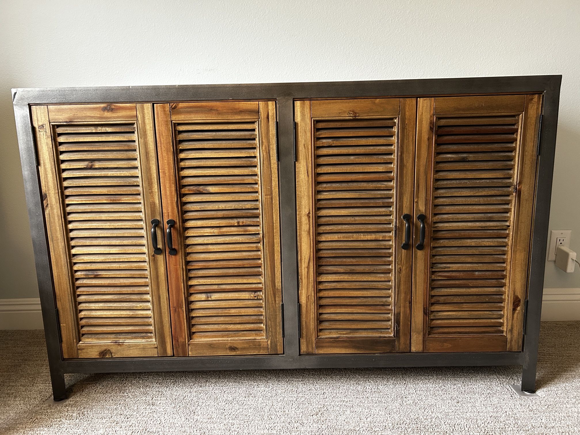 Credenza with Shutter Doors