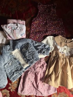 Box Full Of Baby Girl Clothes