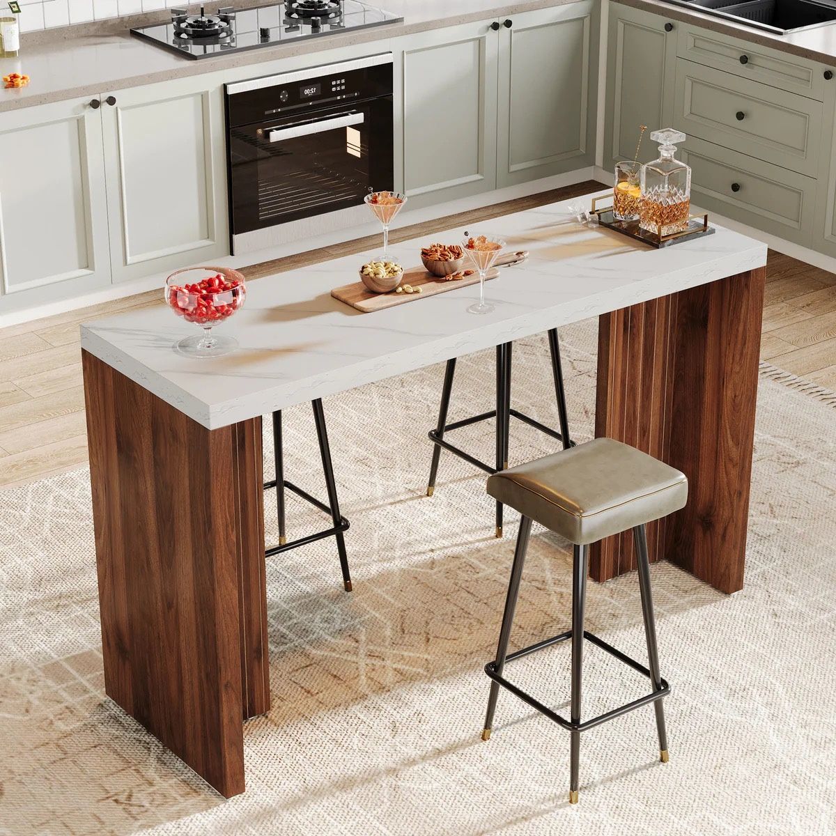 55" B-ar Unit, Modern H-ome B-ar Ta-bl-e (O-nly Table)