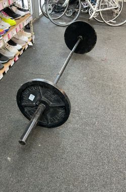 45lbs plates with Olympic bar