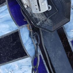 Dallas Cowboys Stained Glass Pool Table Lamp