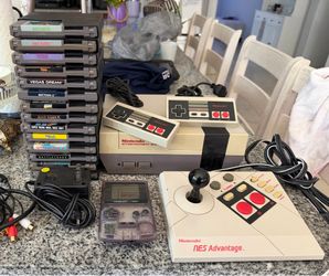 Nintendo nes system. With games and more