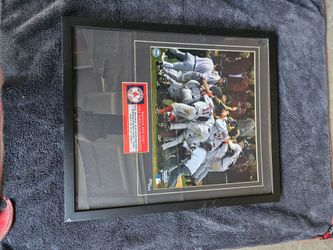 Boston Red Sox 2004 world champions limited edition photo in frame