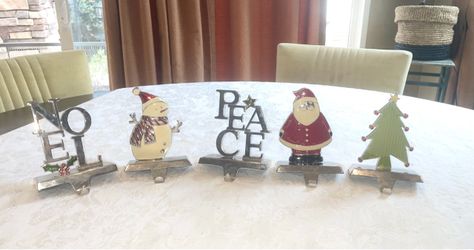 Set of 5 Christmas Stocking Holders