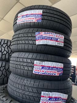 ✔️📲215/70:15 vendo set de llantas nuevas América