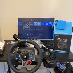Logitech Steering Wheel G29 Working Perfect With Pedals And Shifter