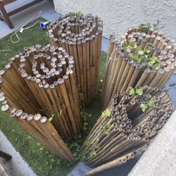 4 Sets of Bamboo Fencing 
