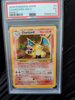 Base set 2 chairzard PSA 5