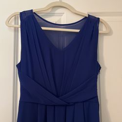 Royal Blue Dress *closet cleaning *