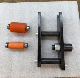 Belt grinding machine 2x72”knife making rubber roller set sharpening attachment diy maker, New