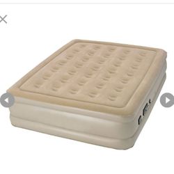 Serta Never Flat Raised Air Mattress with Electric Pump - Double High Queen
