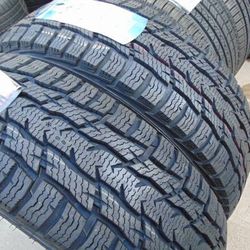2 New LT 225 75 16 Nokian WR C3 Tires 10PLY Date 2021 & 2023