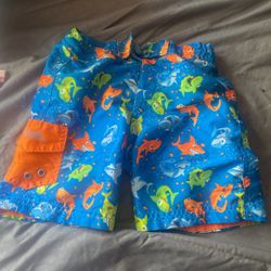 Boy swimming truncks