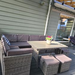 Patio Furniture 7-piece Outdoor Dining Set