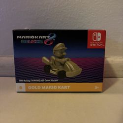 Mario Kart 8 McDonalds Toy Gold Mario