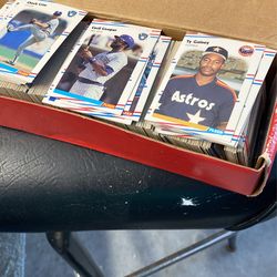 Box Of Baseball Cards