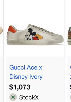 Mickey Mouse Gucci Mens Shoes size 12