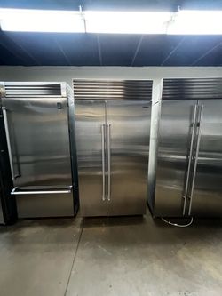SUB ZERO 42”WIDE BUILT IN TWO DOOR REFRIGERATOR