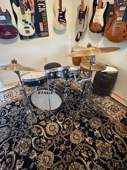TAMA CLUB-JAM PANCAK4-pc SHELL PACK- HAIRLINE BLACK