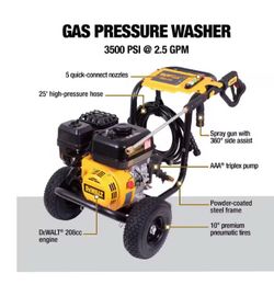 Dewalt pressure washer