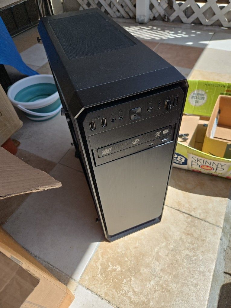 PC Tower w/ MSI A320-A PRO + Thermaltake 600W PSU – Untested