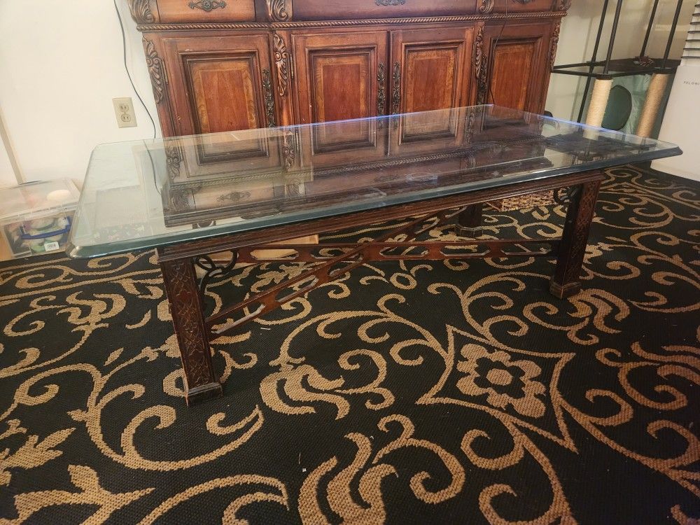 Glass Top Coffee Table